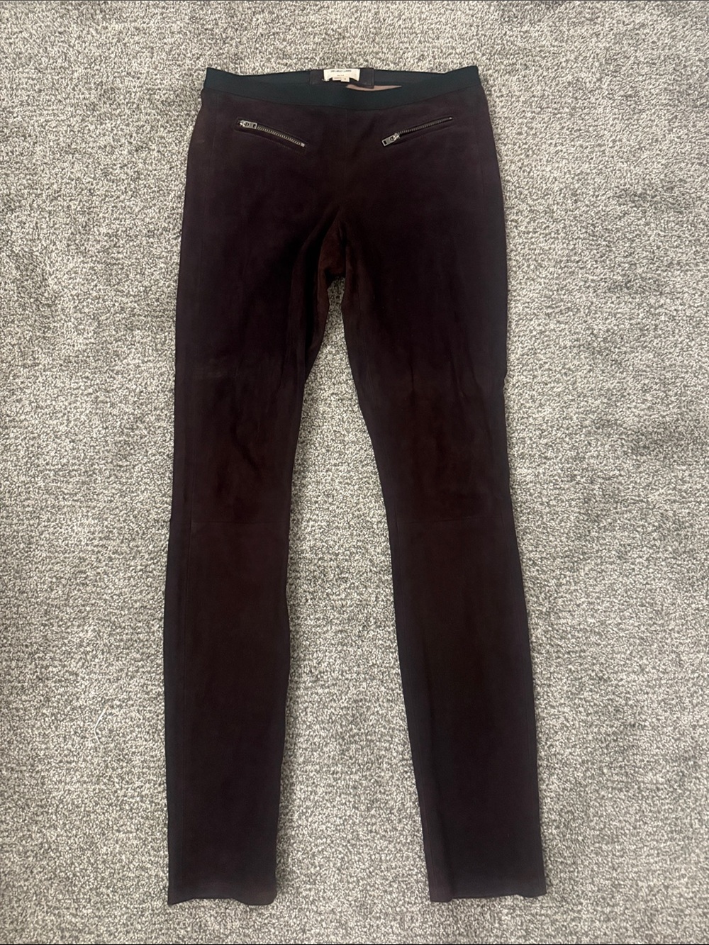 Helmut Lang Suede Leggings